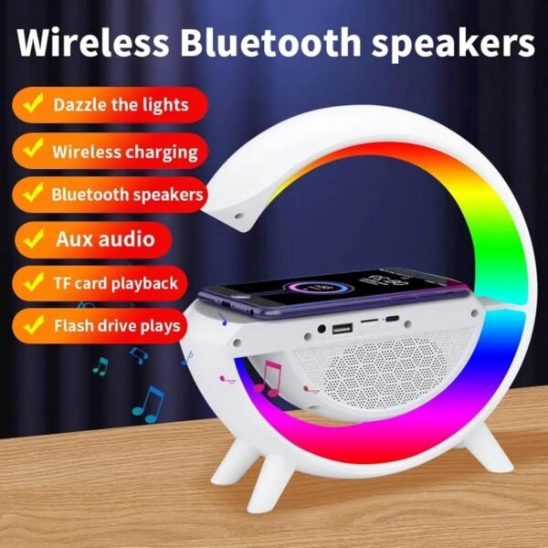 G-Tunes DanceBeam( Bluetooth Speaker with Dancing Colorful Lights and Wireless Charging)