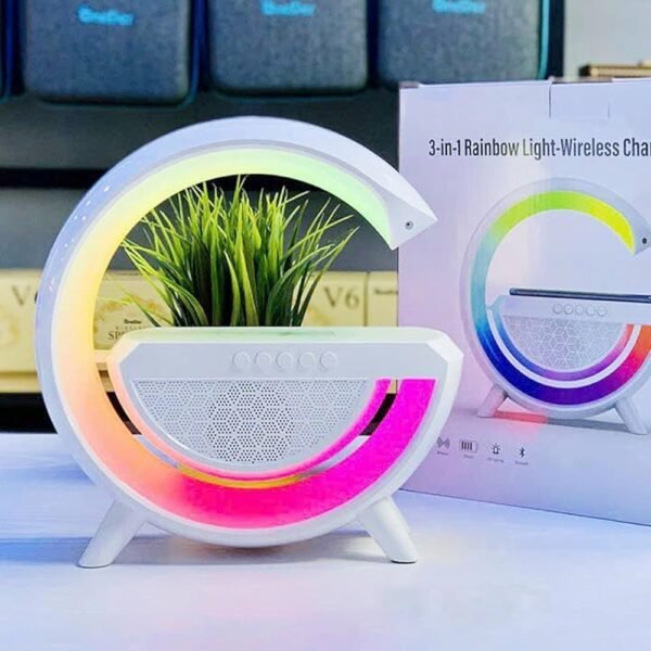 G-Tunes DanceBeam( Bluetooth Speaker with Dancing Colorful Lights and Wireless Charging) - Image 4