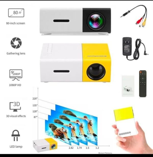 HD LED Projector (82 Inch Screen) - Image 2