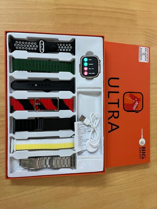 Smartwatch Ultra 7+1 Combo (7 Belts) - Image 10