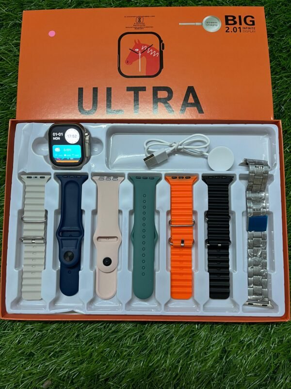 Smartwatch Ultra 7+1 Combo (7 Belts) - Image 6