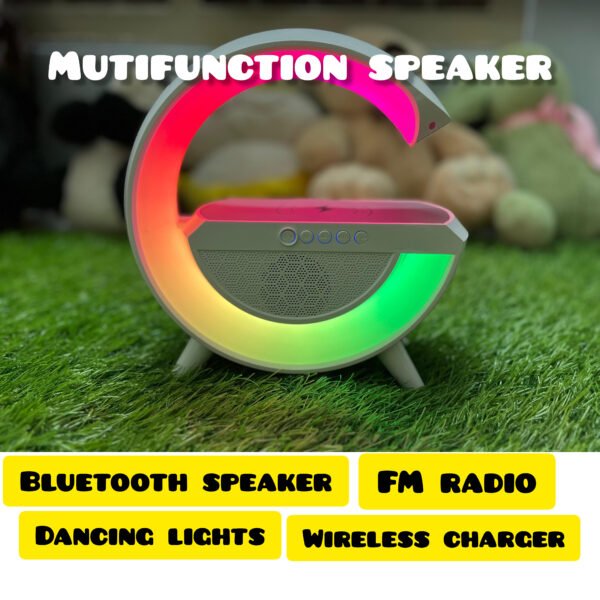 G-Tunes DanceBeam( Bluetooth Speaker with Dancing Colorful Lights and Wireless Charging)